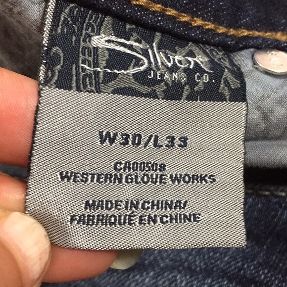 Silver jeans 'Frances 18' raw hem size w30 - Picture 4 of 5